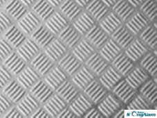 Mẫu 1: dập nổi tấm inox chống trượt 304/316L